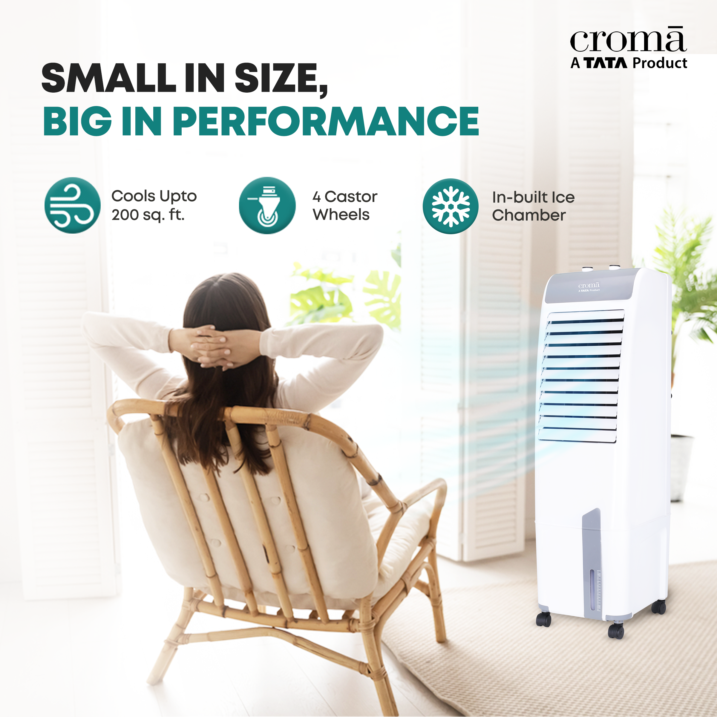 Croma tower hot sale cooler